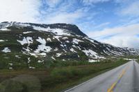 Schnee war fast auf der ganzen Tour zu sehen