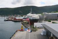 Ankunft in Stokmarknes