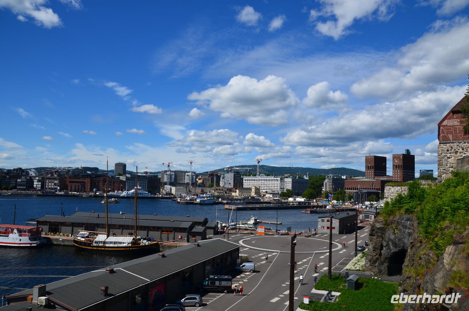 020 Oslo, Blick von Akerhus