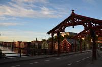 066 Trondheim, Speicherstadt mit Roter Brücke