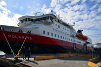 077 Trondheim, Hurtigrutenanleger mit MS Polarlys