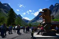 128 Trollstige, an der Trollhütte