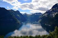 189 Ljoen, Blick in den Geirangerfjord