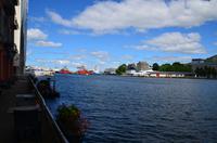 320 Bergen, Hafen mit Festung Bergenhus