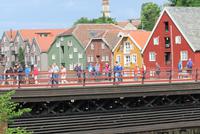 Lagerhäuser an der Brücke