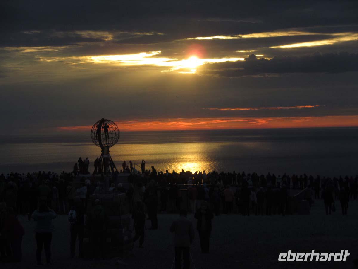 Mitternachtssonne am Nordkap