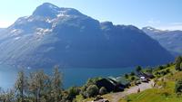 Blick ins Geirangerfjord