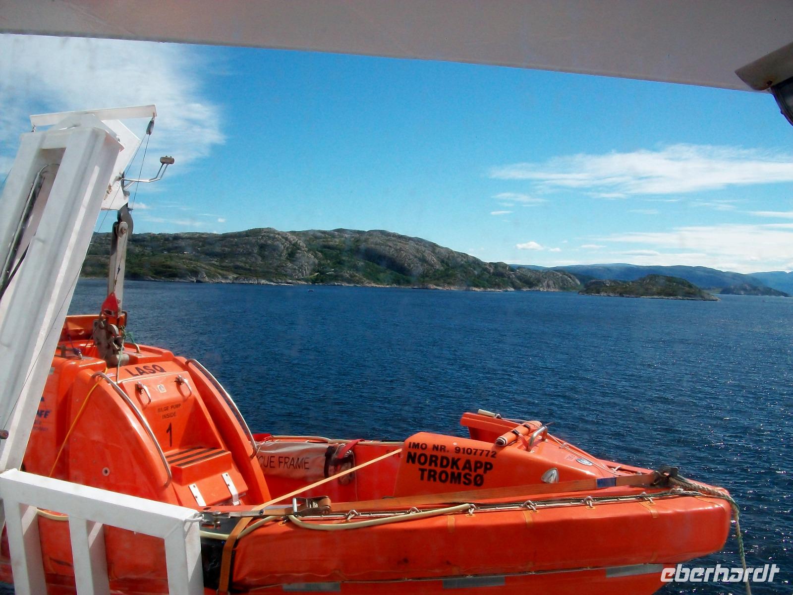 Fahrt mit den Hurtigruten 
