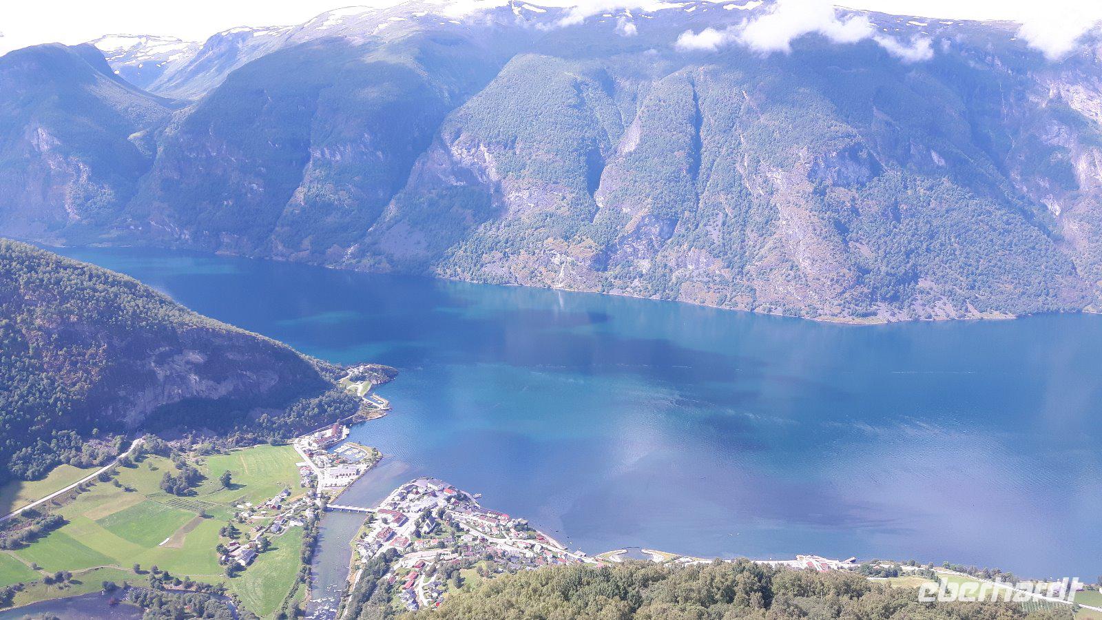 Aurlandsvegen (Blick vom Aussichtspunkt 