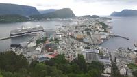 Ålesund (Ausblick vom Hausberg Aksla)