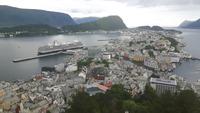 Ålesund (Ausblick vom Hausberg Aksla)