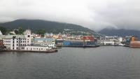 Fahrt mit der Hurtigrute von Florø nach Bergen (Ankunft in Bergen)