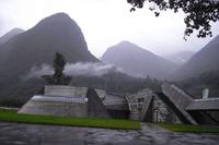 Pause am Gletschermuseum in Faerland