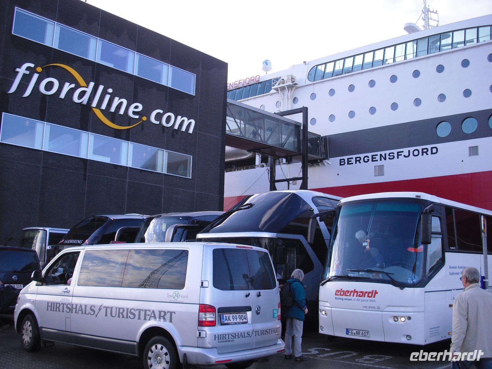 Die Heimfahrt von Hirtshals beginnt