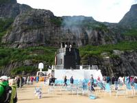 Drehen im Trollfjord