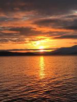 Sonnenuntergang bei Skjervoy