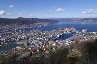 Bergen Blick vom Floyen
