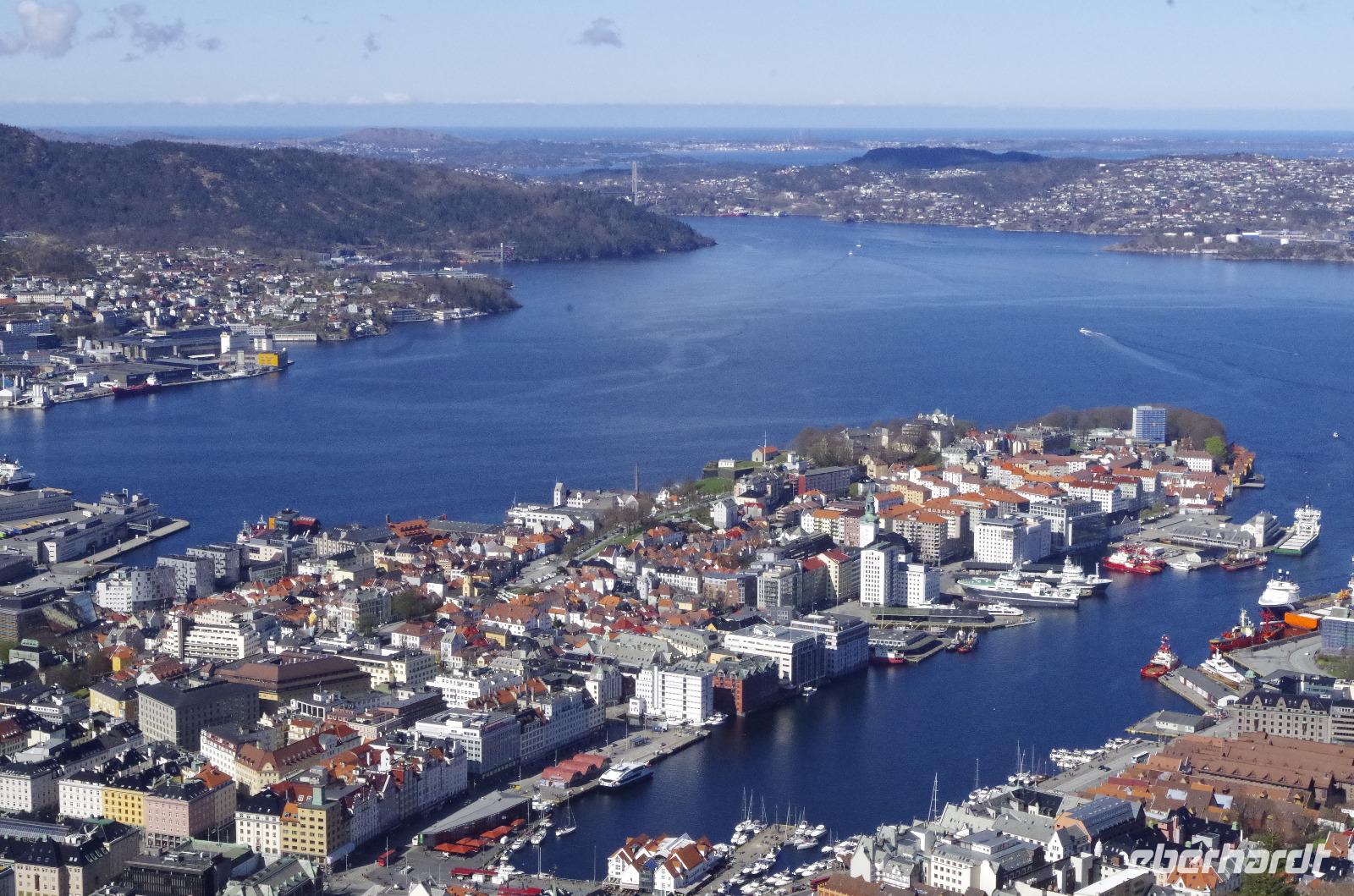 Bergen Blick vom Floyen