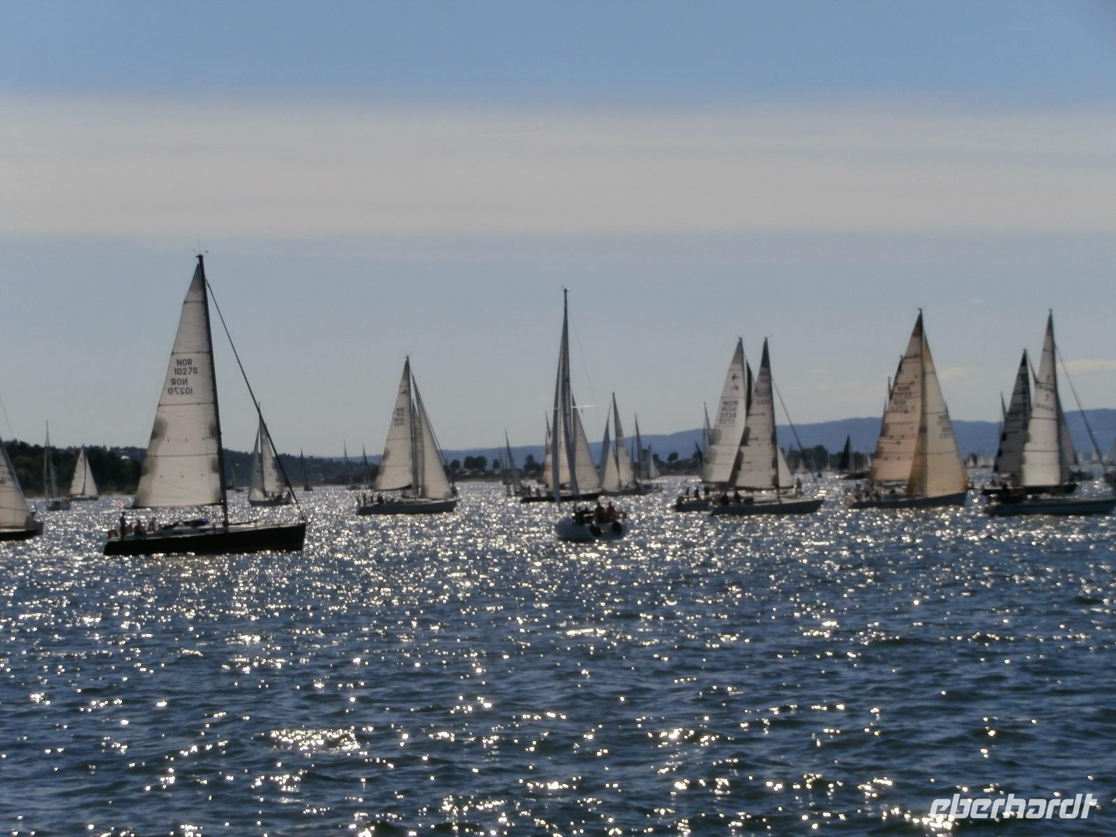 Segelwettbewerb im Oslofjord
