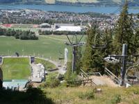 oberhalb der Schanzenanlage in Lillehammer