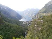 Blick zum Geirangerfjord