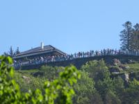 Bergen Blick auf den Hausberg