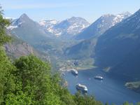 Geiranger Blick von der Adlerkehre
