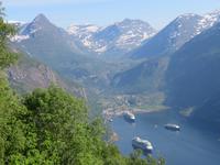 Geiranger Blick von der Adlerkehre