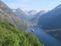 Geiranger Blick von der Adlerkehre