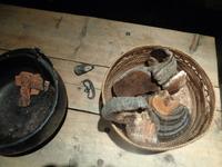 Zunderschwamm und Feuerstahl im Wickingermuseum