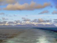 Blick vom Vestfjord auf die Lofoten