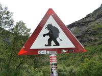 Trollstige Warnung vorm Troll