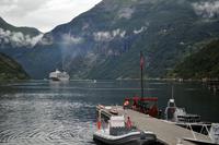 Geirangerfjord - Ein Kreuzfahrtschiff