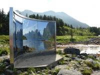 Lofoten - Dan Grahams Skulptur ohne Titel 