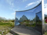 Lofoten - Dan Grahams Skulptur ohne Titel 