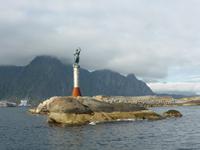 Lofoten- Hafeneinfahrt Svolvaer 
