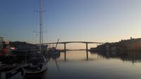 Kristiansund (Abendstimmung - Sorsundbrücke)