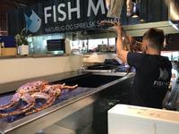 Fischmarkt Bergen Norwegen 