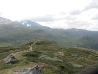 Fjelllandschaft am Nedre Oscarshauge-Rastplatz