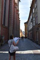 019 Stockholm, Altstadtgasse an der Deutschen Kirche