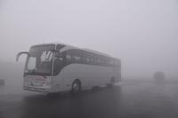 060 Insel Magerøya, unser Reisebus am Nordkap