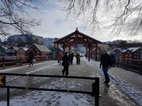 Hurtigrute, Trondheim, alte Stadtbrücke Gamle Bybro