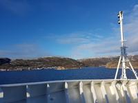 Hurtigrute, Einfahrt in den Stokksund