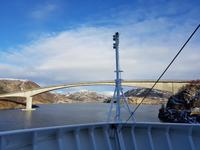 Hurtigrute, Einfahrt in den Stokksund