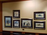 Hurtigrute, MS Finnmarken, Bildergalerie im Bereich der Treppen