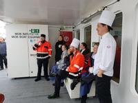 Hurtigrute, MS Finnmarken, Küchenteam macht Pause