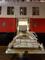 Hurtigrute, Anlegen des Finnmarken in Stamsund