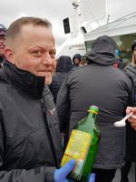 Hurtigrute, Polarkreistaufe, Lebertran vom Kapitän