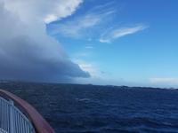 Hurtigrute, unterwegs mit MS Finnmarken, Sturm zieht auf