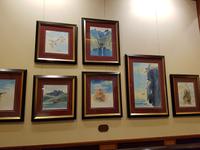 Hurtigrute, MS Finnmarken, Bildergalerie im Bereich der Treppen